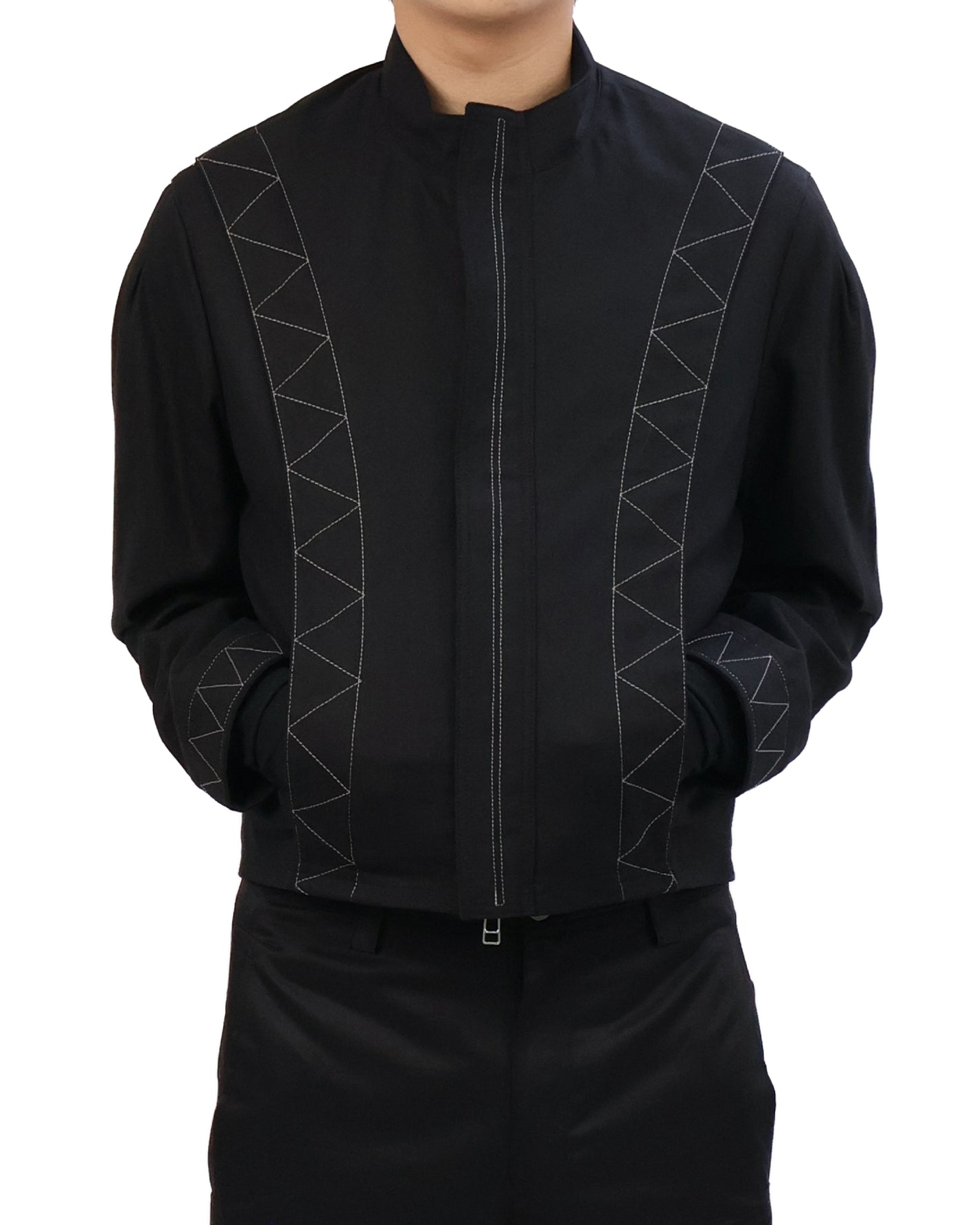 Layered Jacket - Black