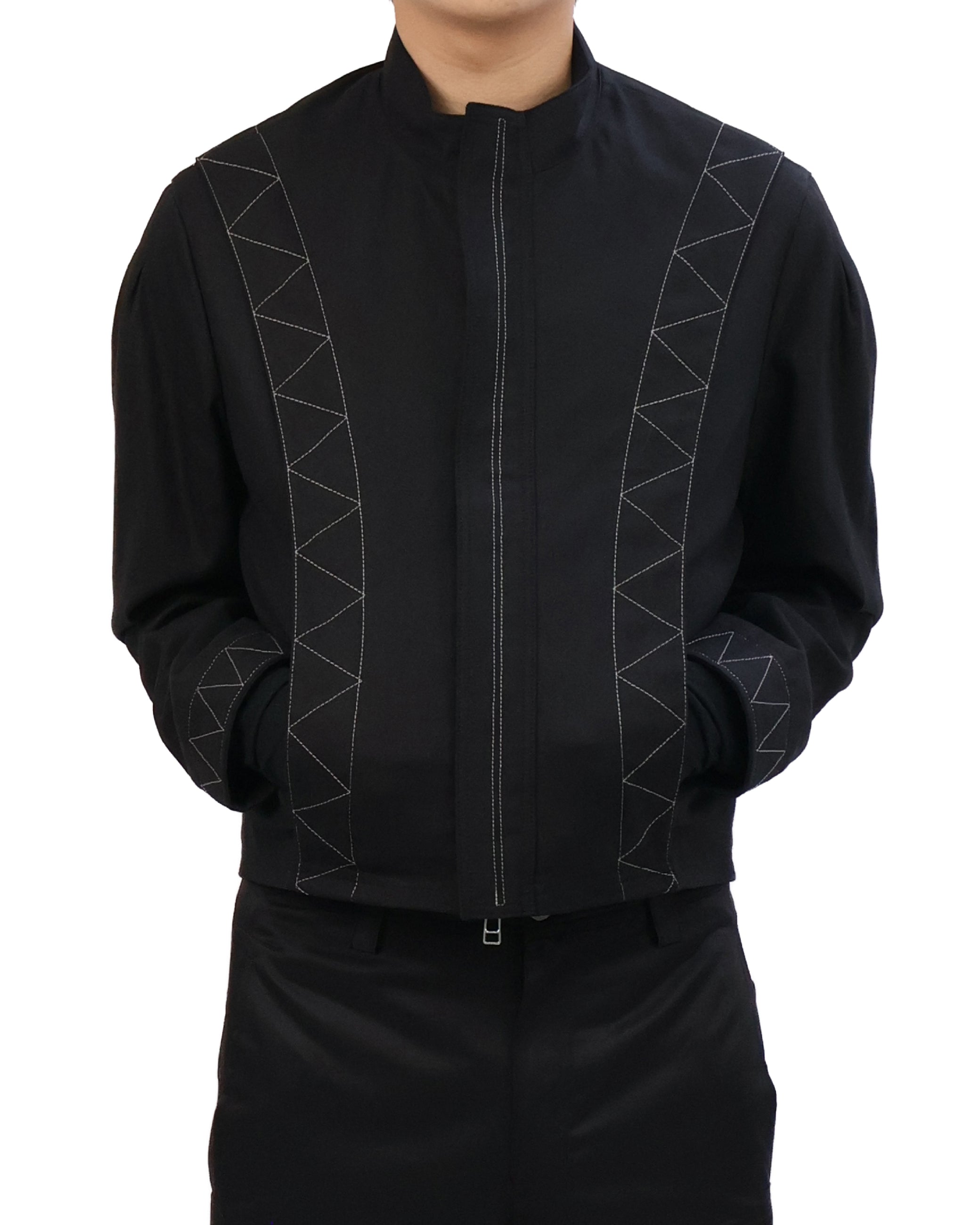 Layered Jacket - Black