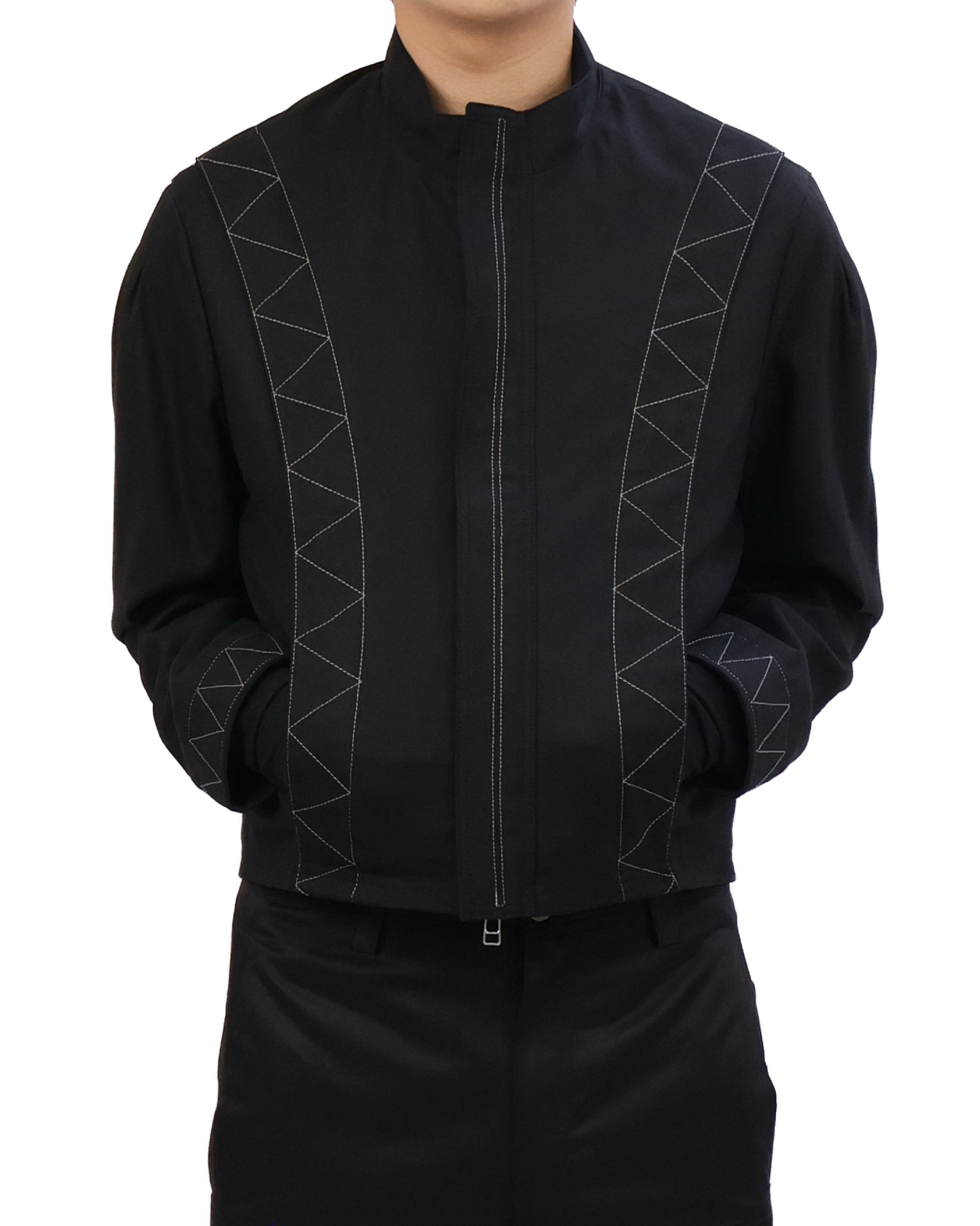 Layered Jacket - Black