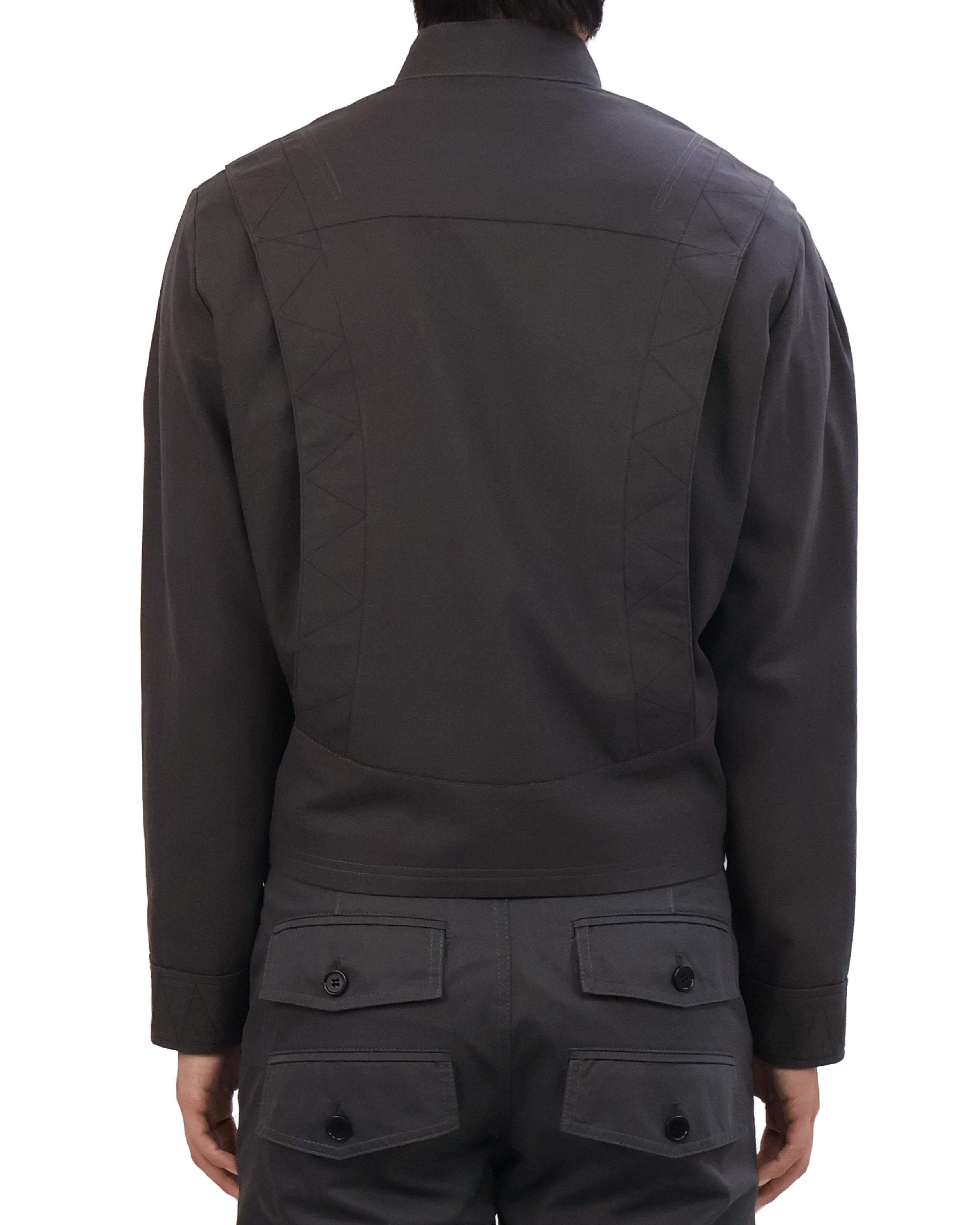 Layered Jacket - Charcoal
