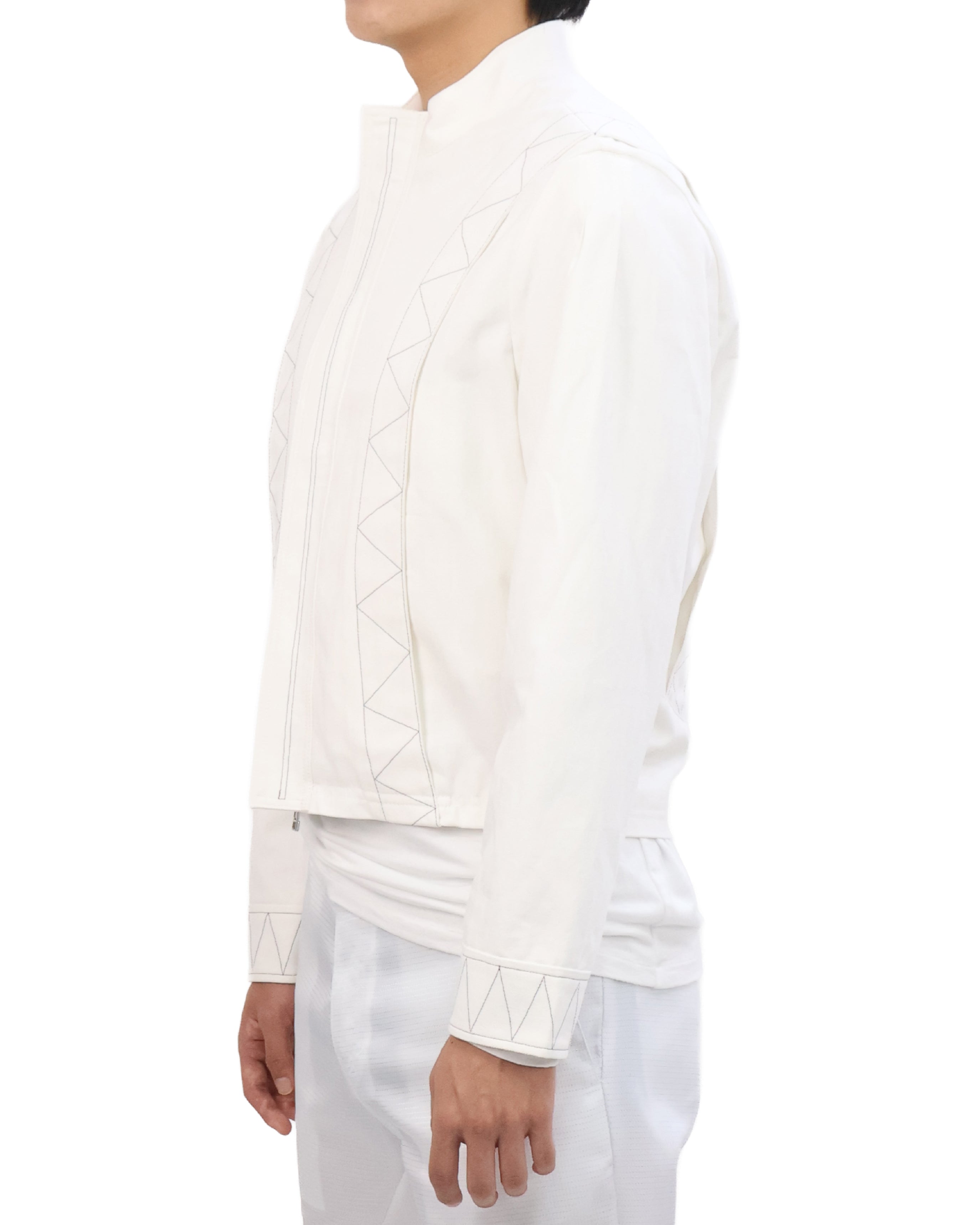 Layered Jacket - White