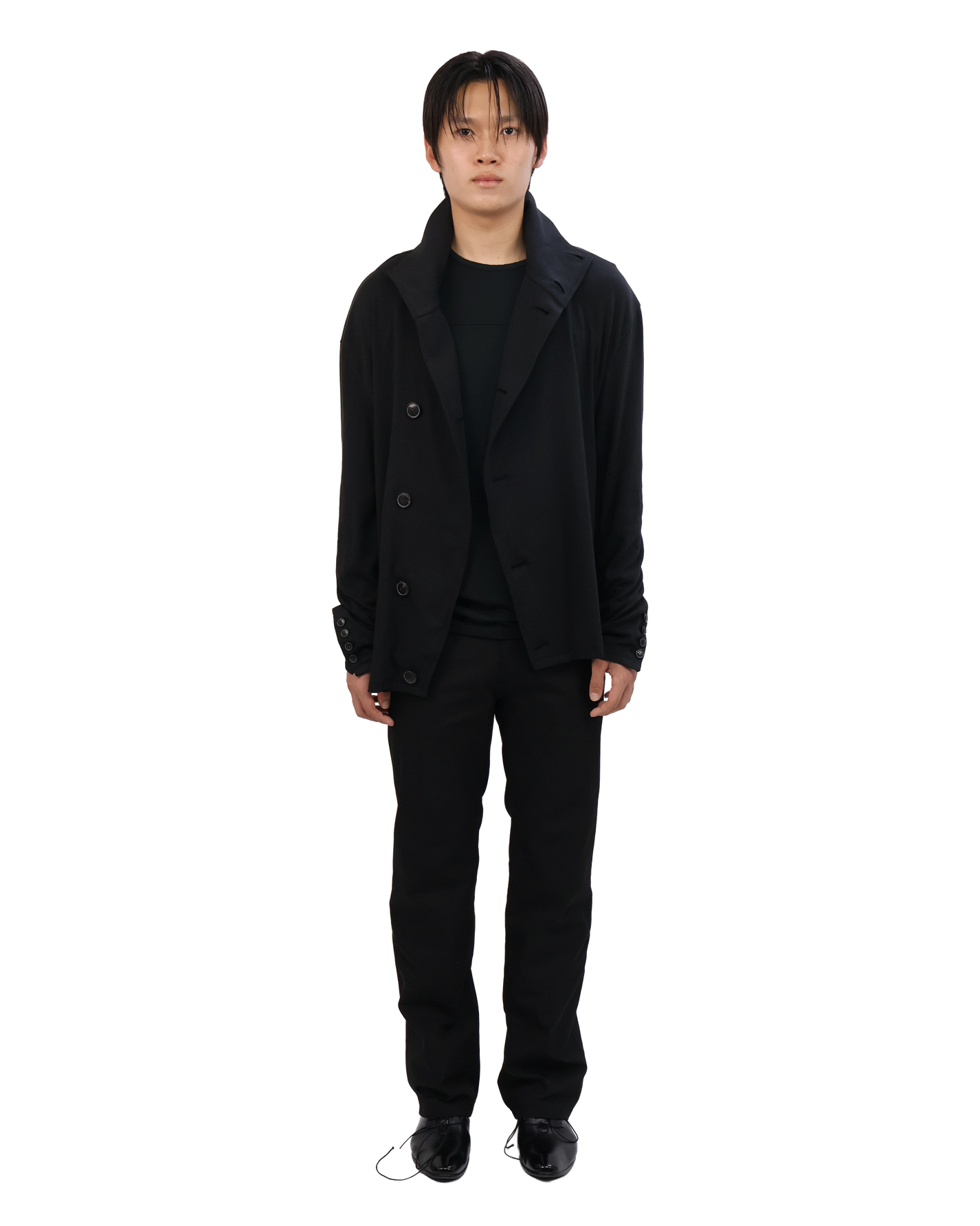 Button Cardigan - Black