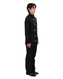 Button Cardigan - Black &amp; White