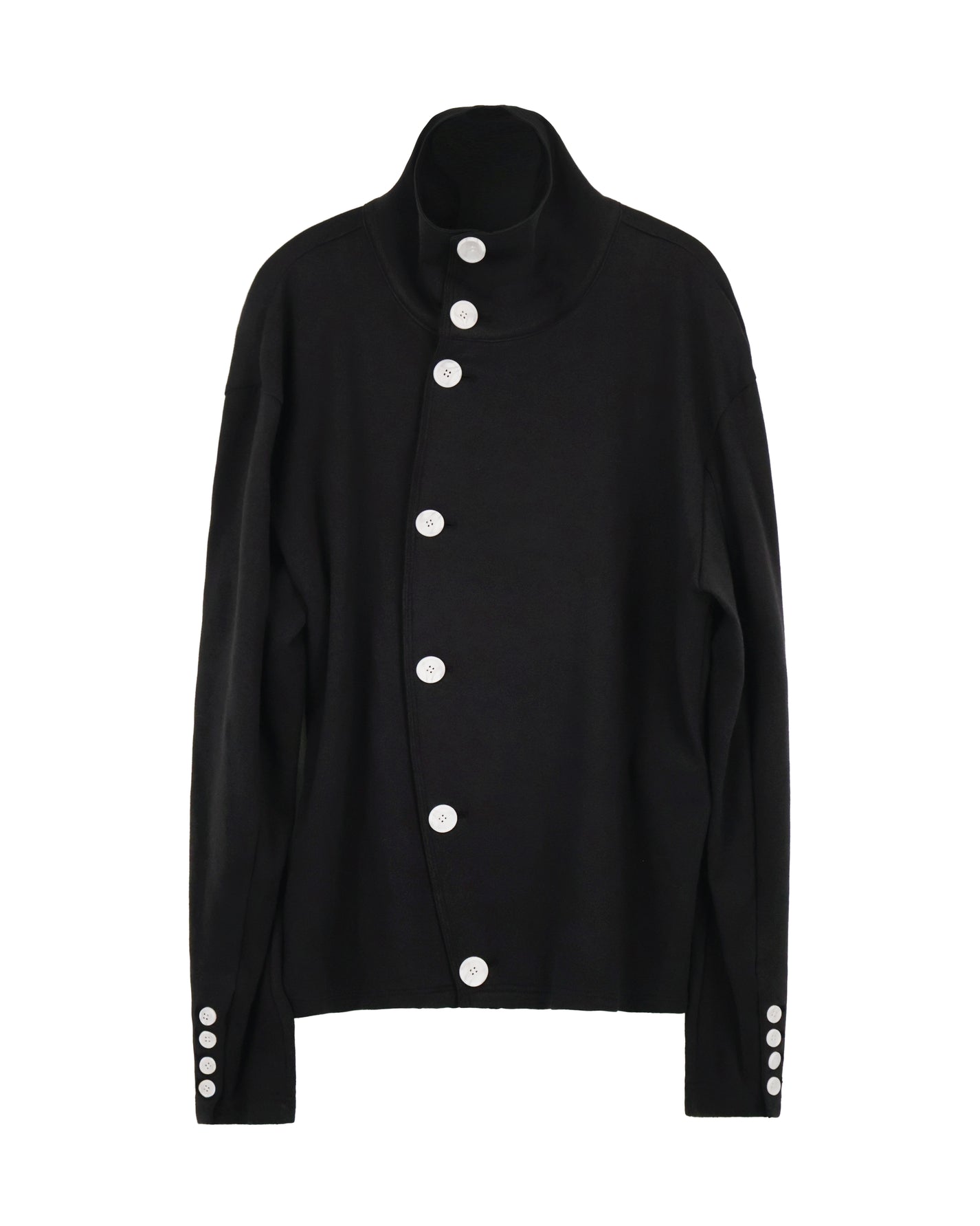 Button Cardigan - Black &amp; White
