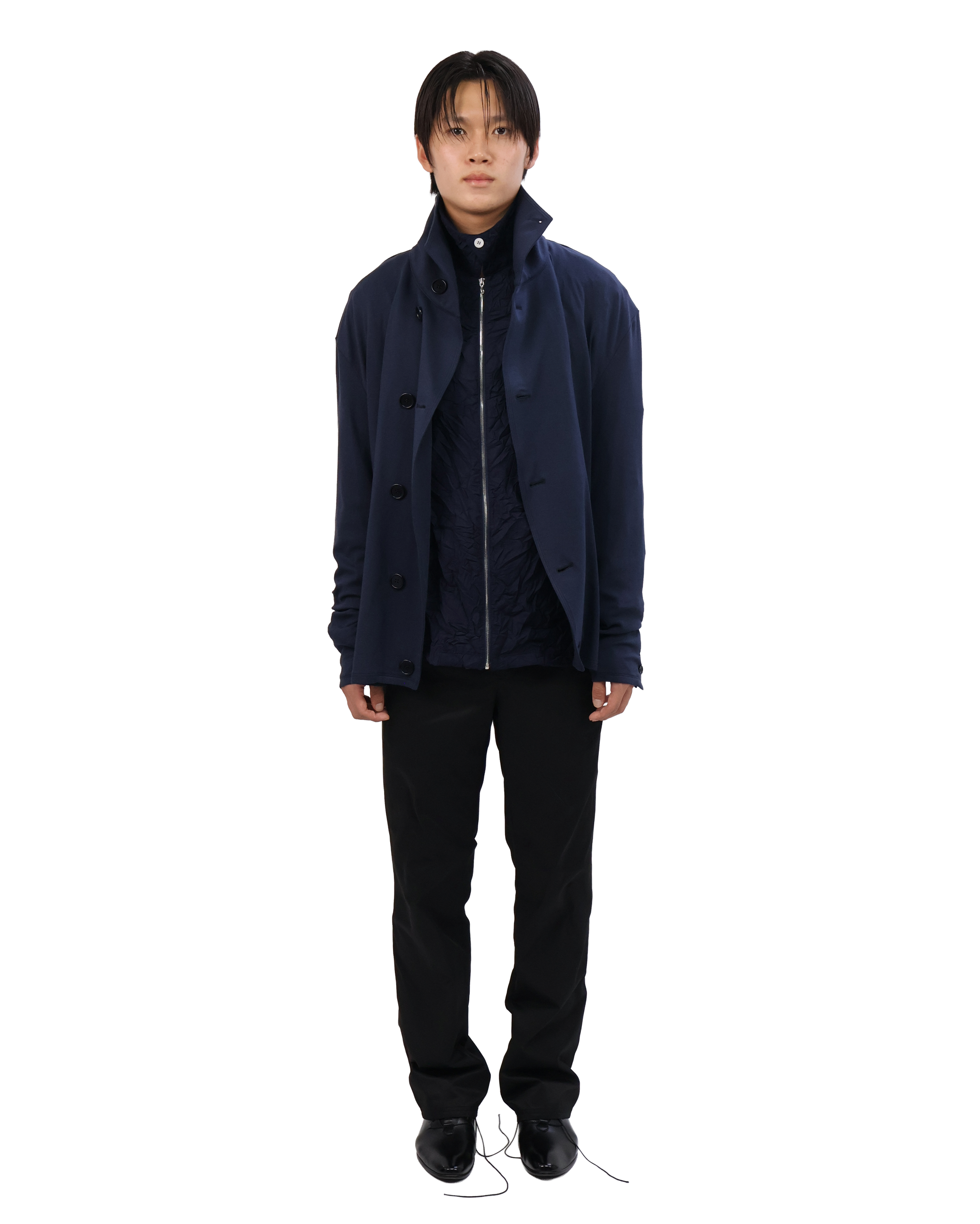 Button Cardigan - Navy