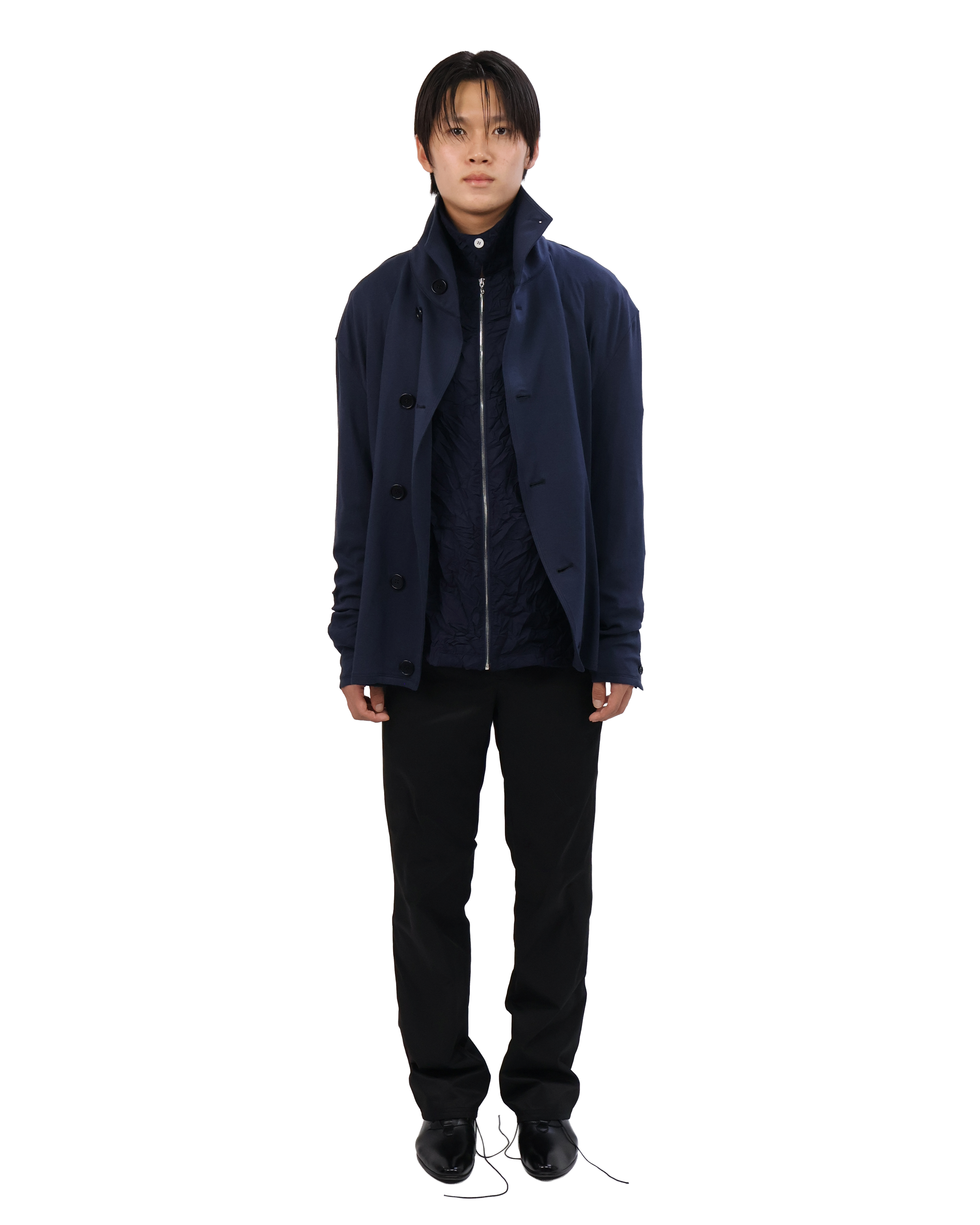 Button Cardigan - Navy