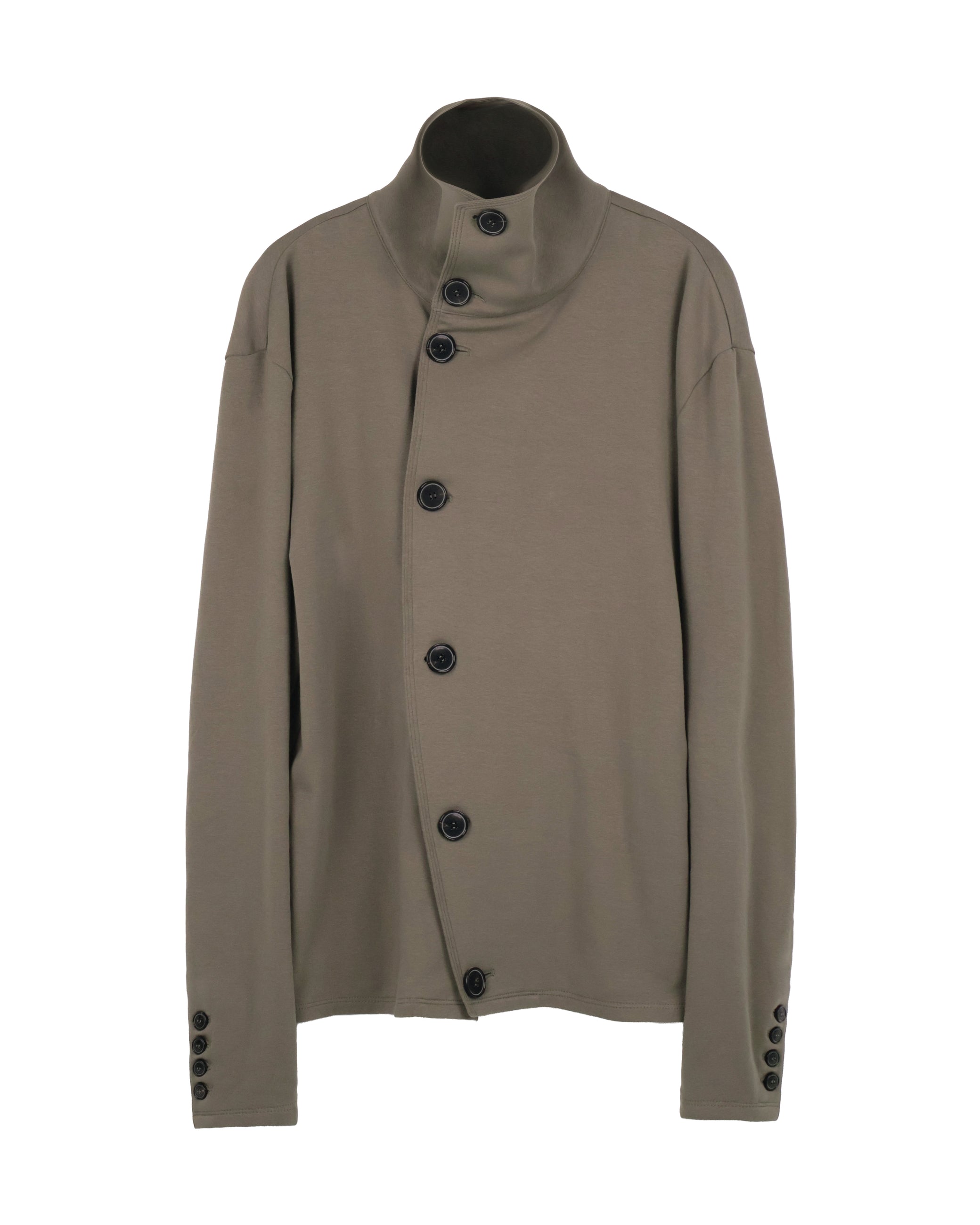 Button Cardigan - Light Olive