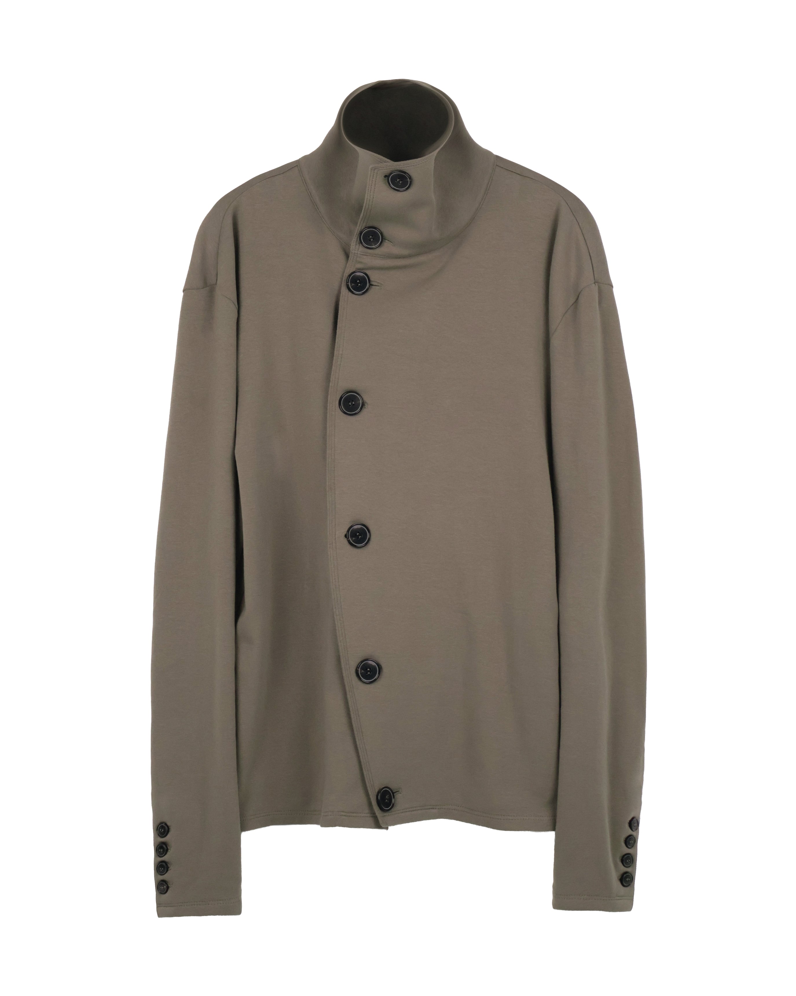 Button Cardigan - Light Olive