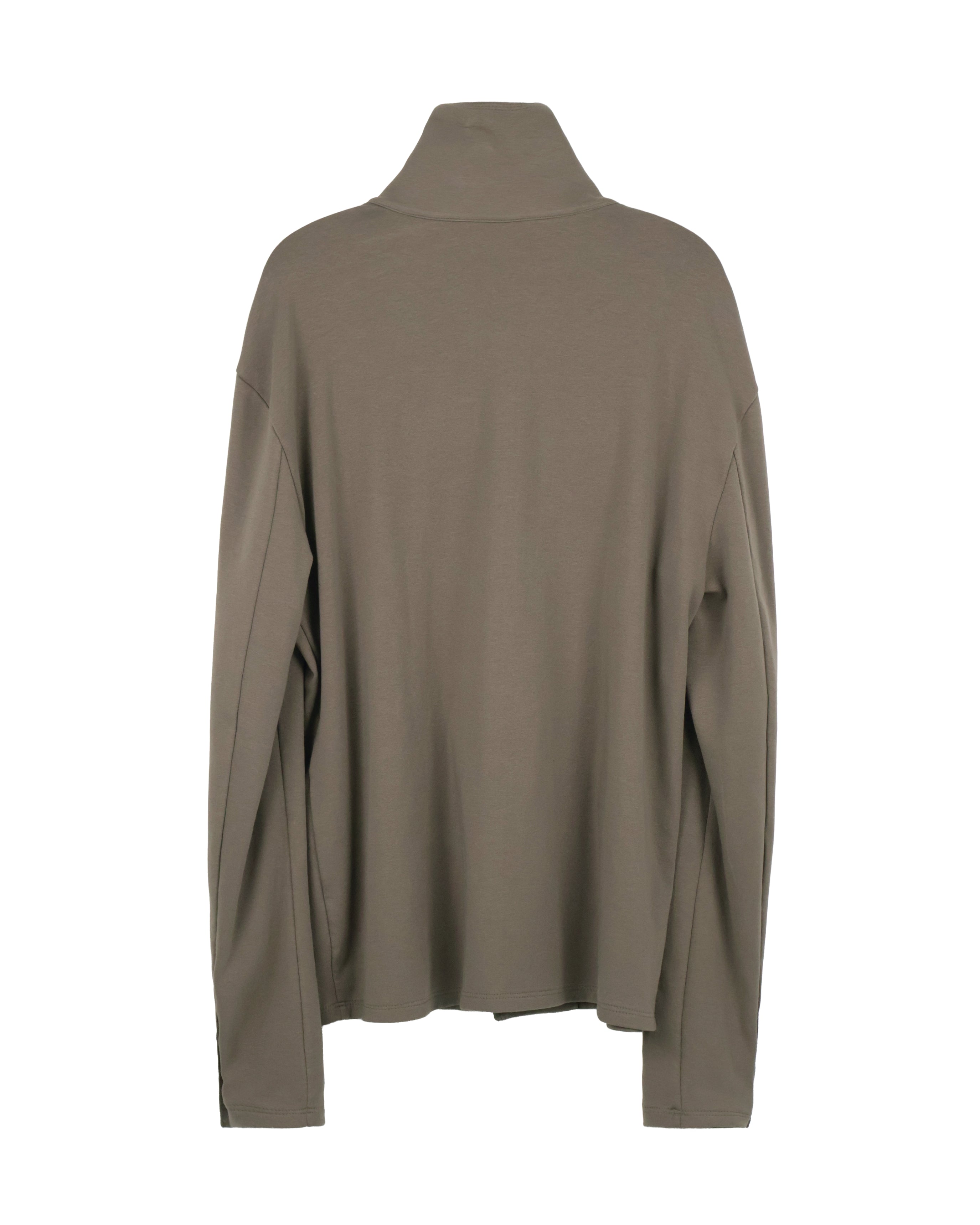 Button Cardigan - Light Olive
