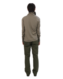 Button Cardigan - Light Olive