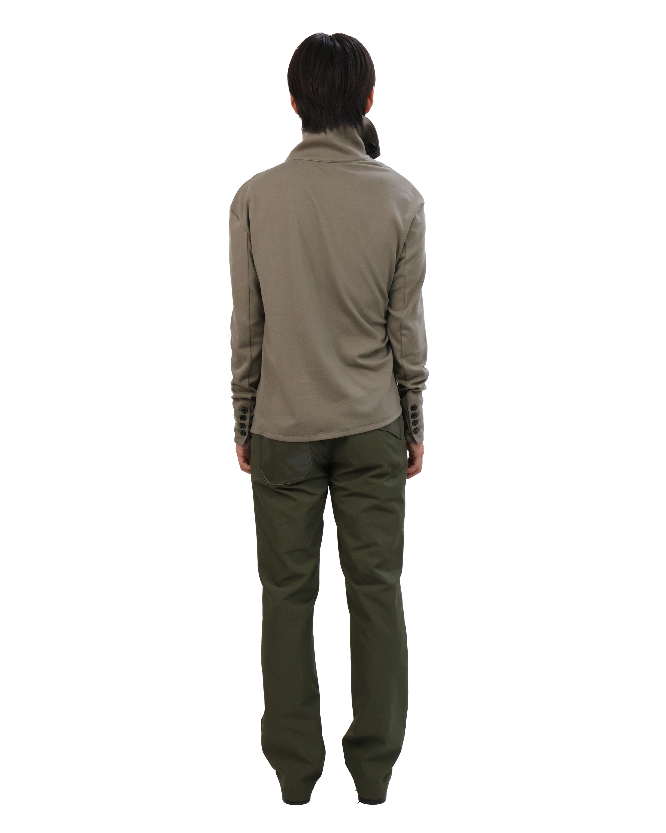 Button Cardigan - Light Olive
