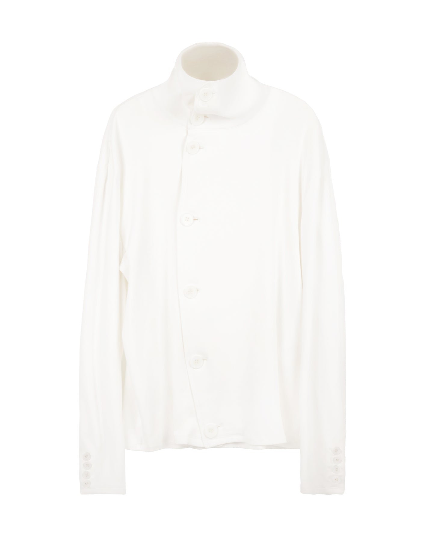 Button Cardigan - White