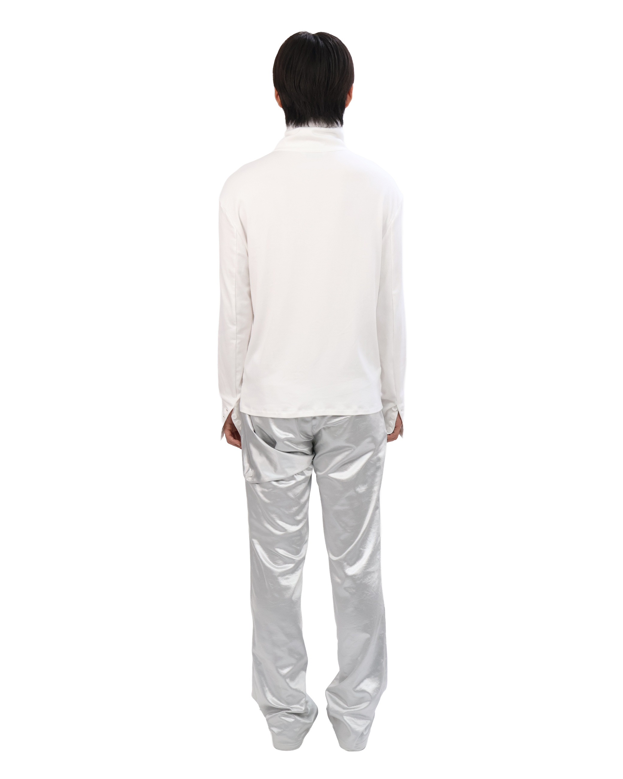 Button Cardigan - White