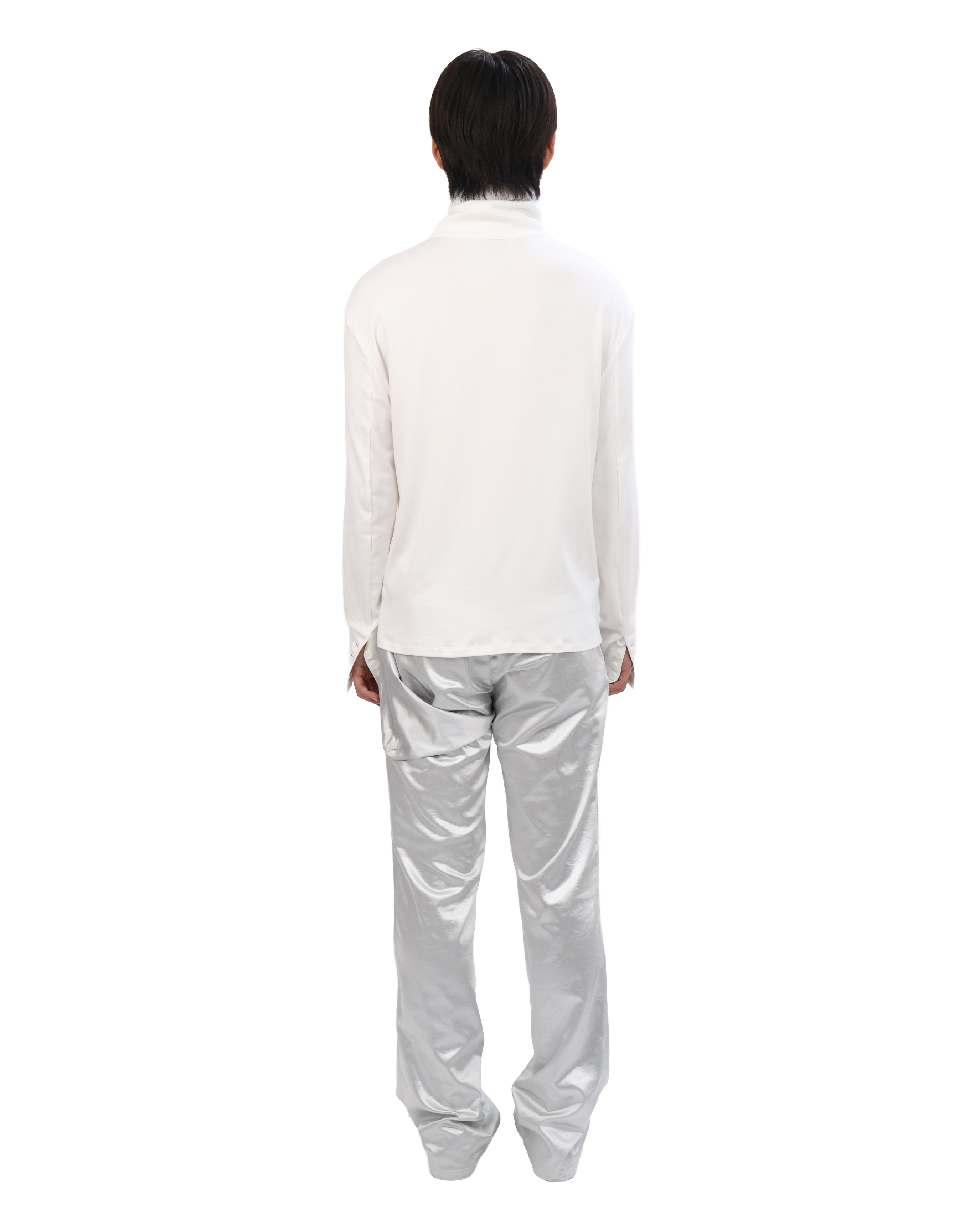 Button Cardigan - White