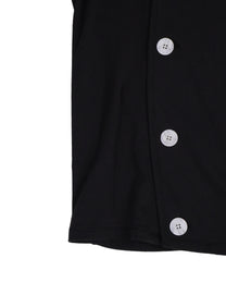 Button Cardigan - Black &amp; White
