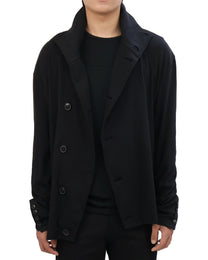 Button Cardigan - Black