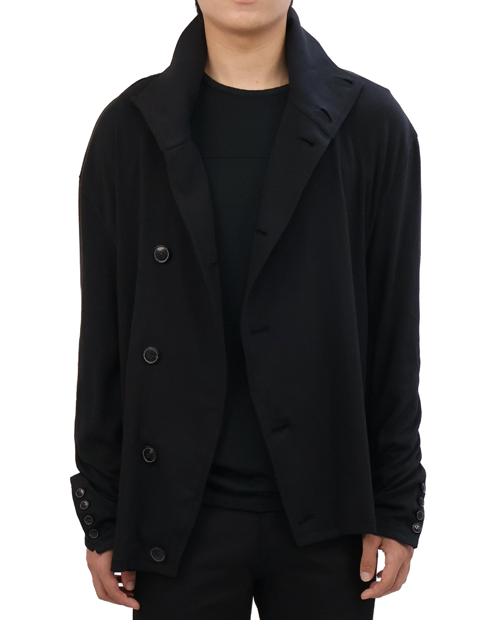 Button Cardigan - Black