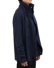 Button Cardigan - Navy