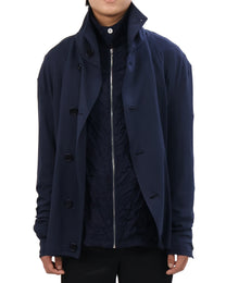 Button Cardigan - Navy