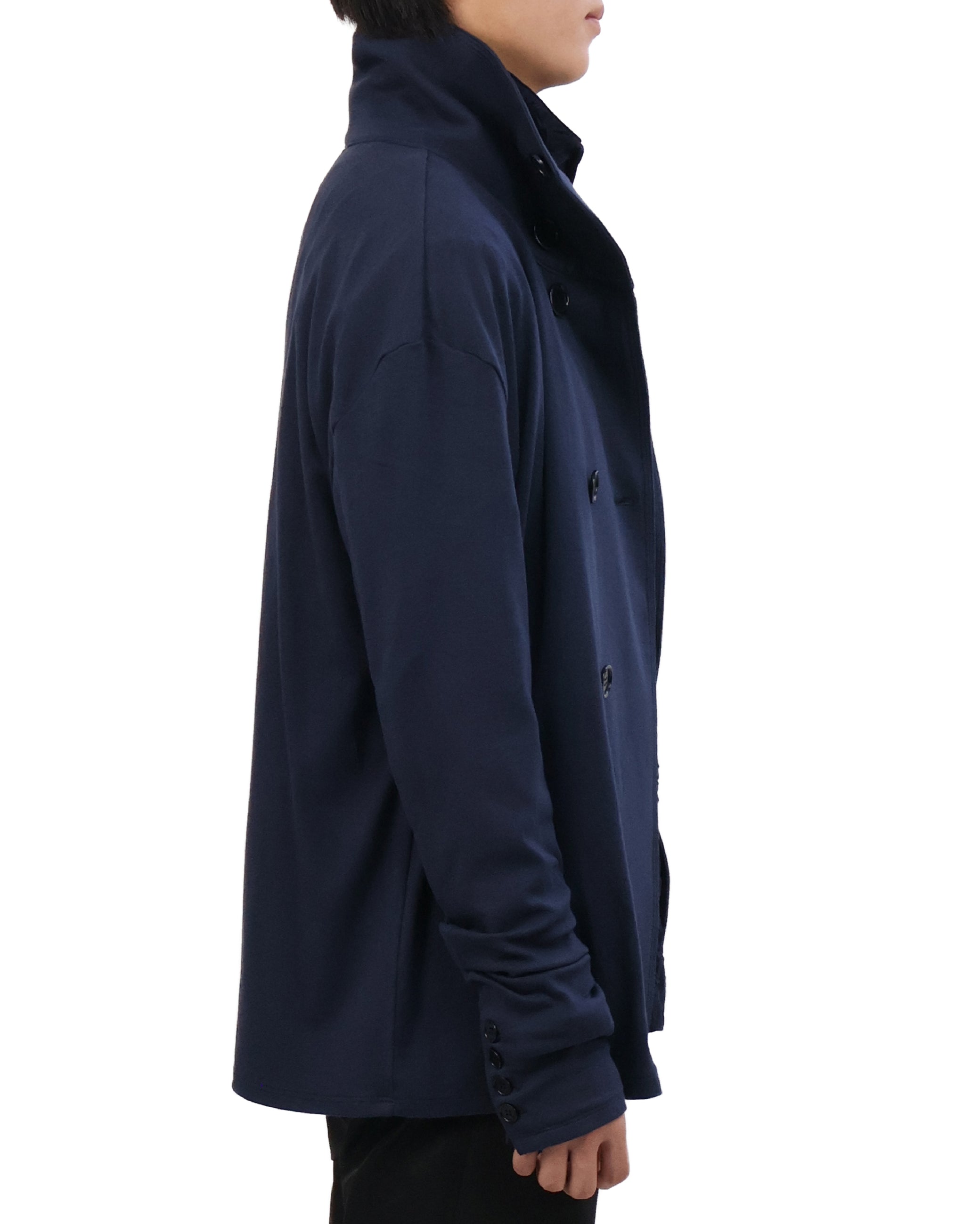 Button Cardigan - Navy