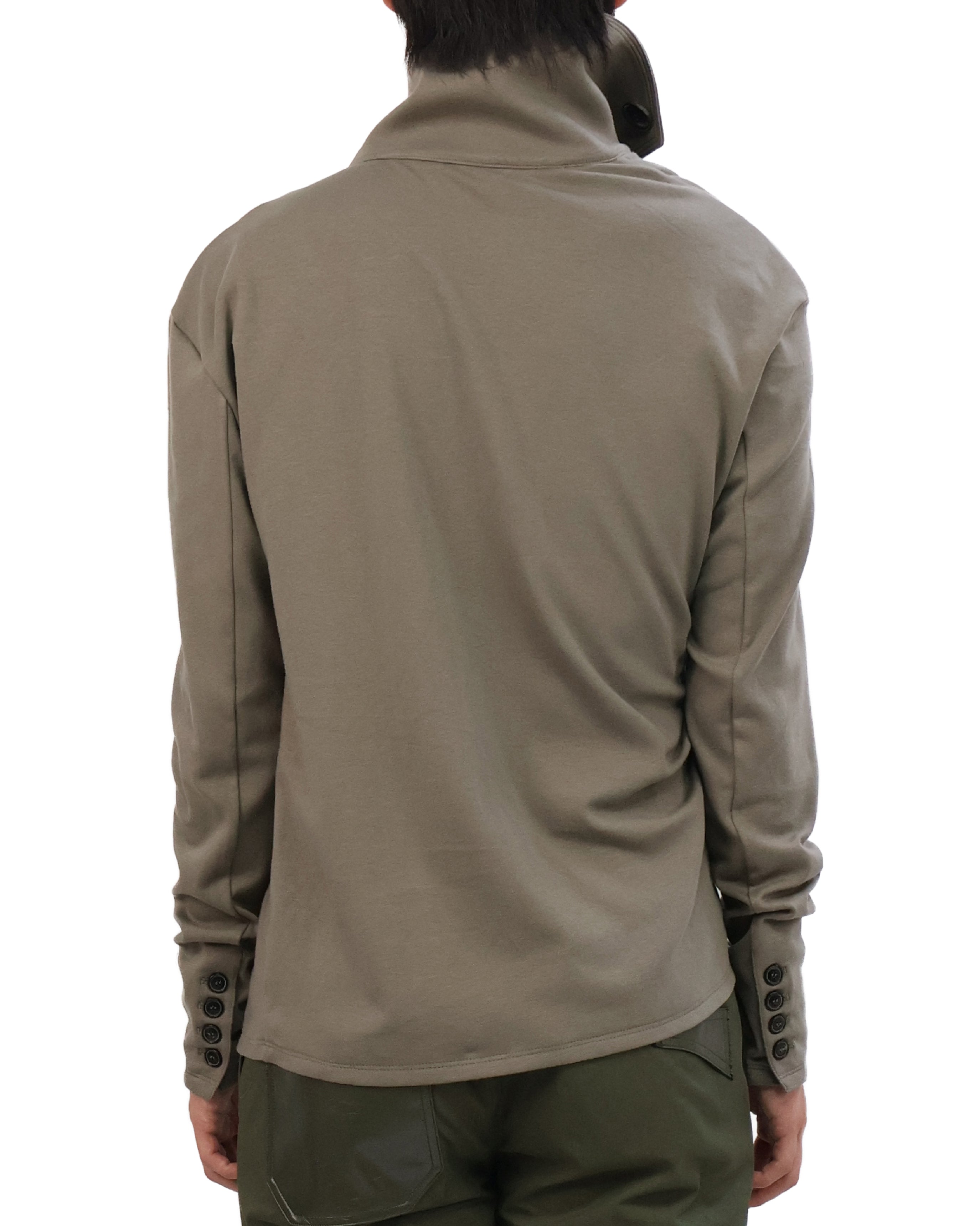 Button Cardigan - Light Olive