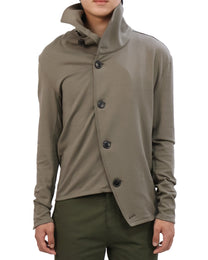 Button Cardigan - Light Olive