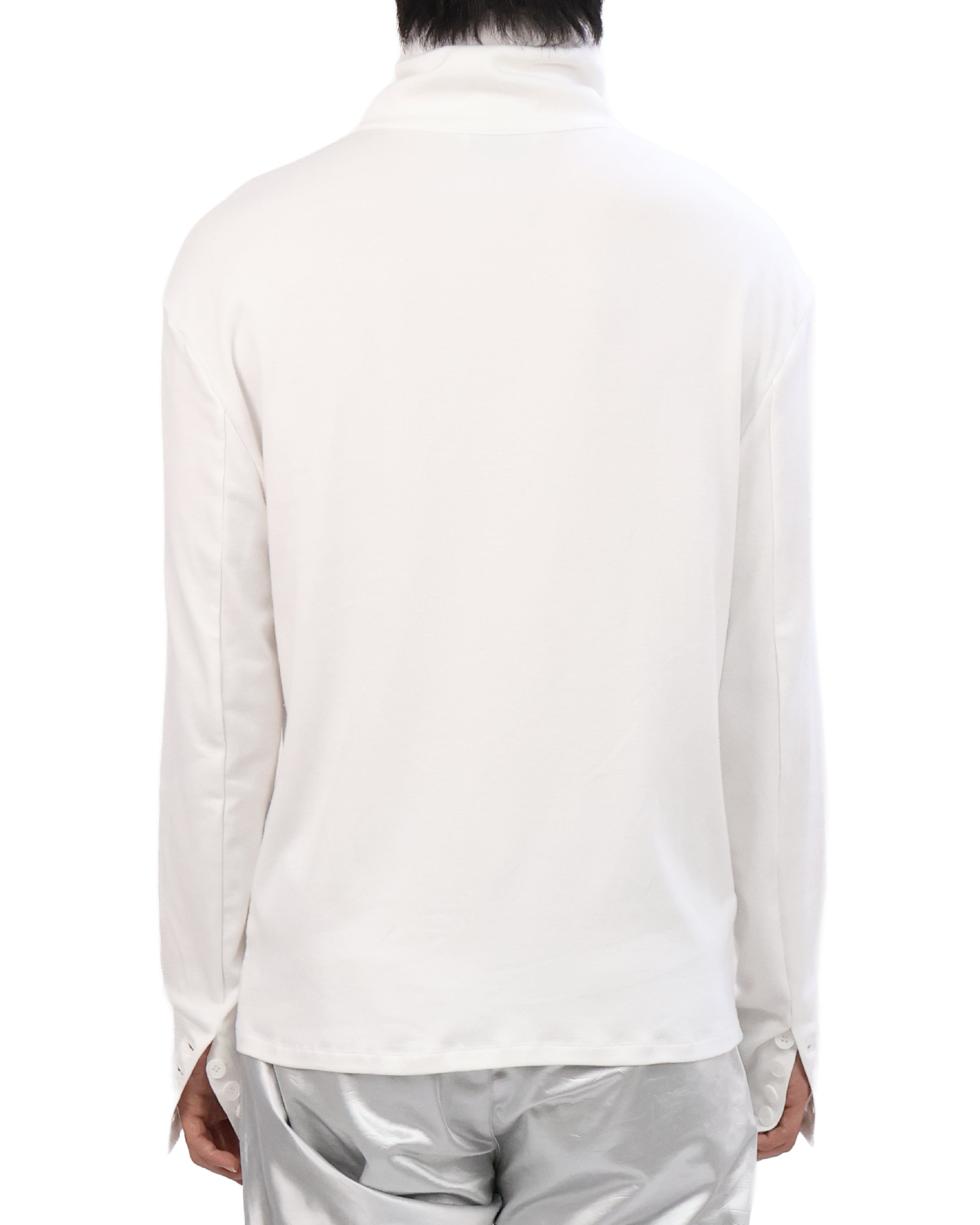 Button Cardigan - White