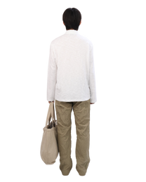 Textured Zip Shirt - White