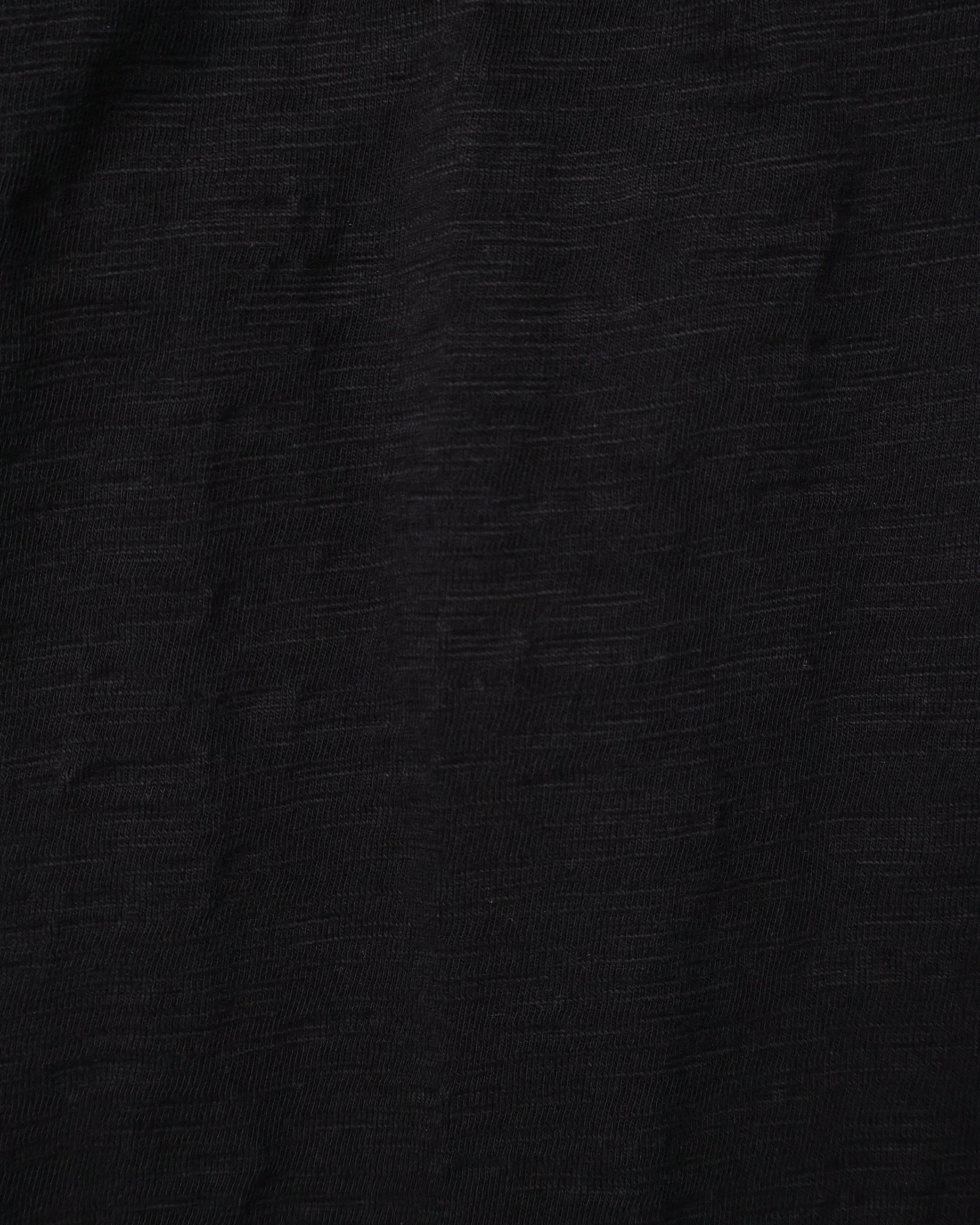 Textured Zip Shirt - Black