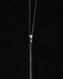 Textured Zip Shirt - Black