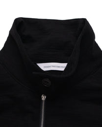 Textured Zip Shirt - Black