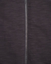 Textured Zip Shirt - Charcoal