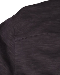 Textured Zip Shirt - Charcoal