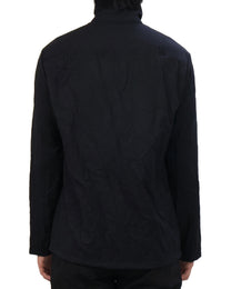 Pleated Collar Shirt - Black
