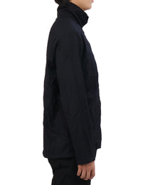 Pleated Collar Shirt - Black