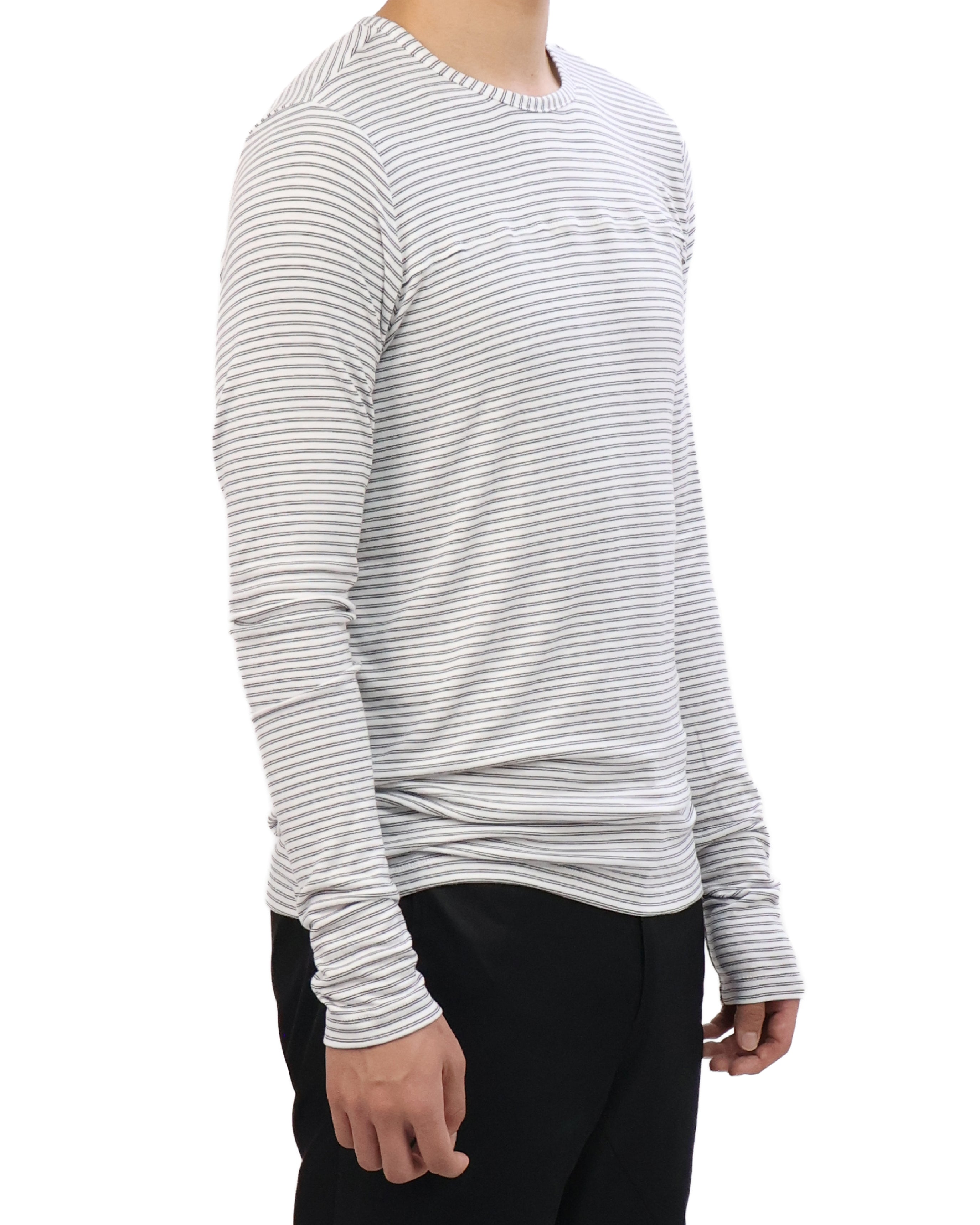 Striped Long Sleeve - Black &amp; White