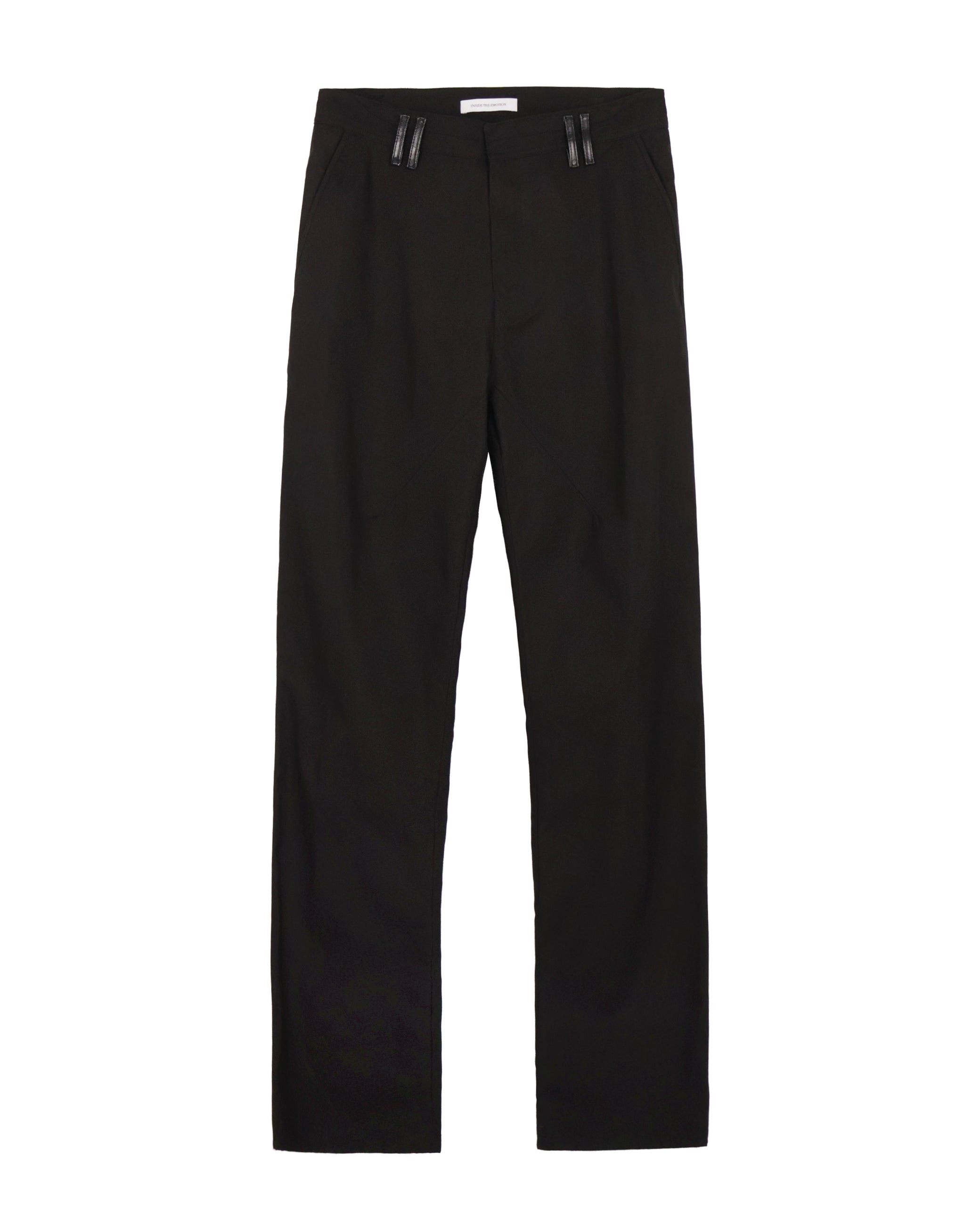 Leather Pocket Pants - Black