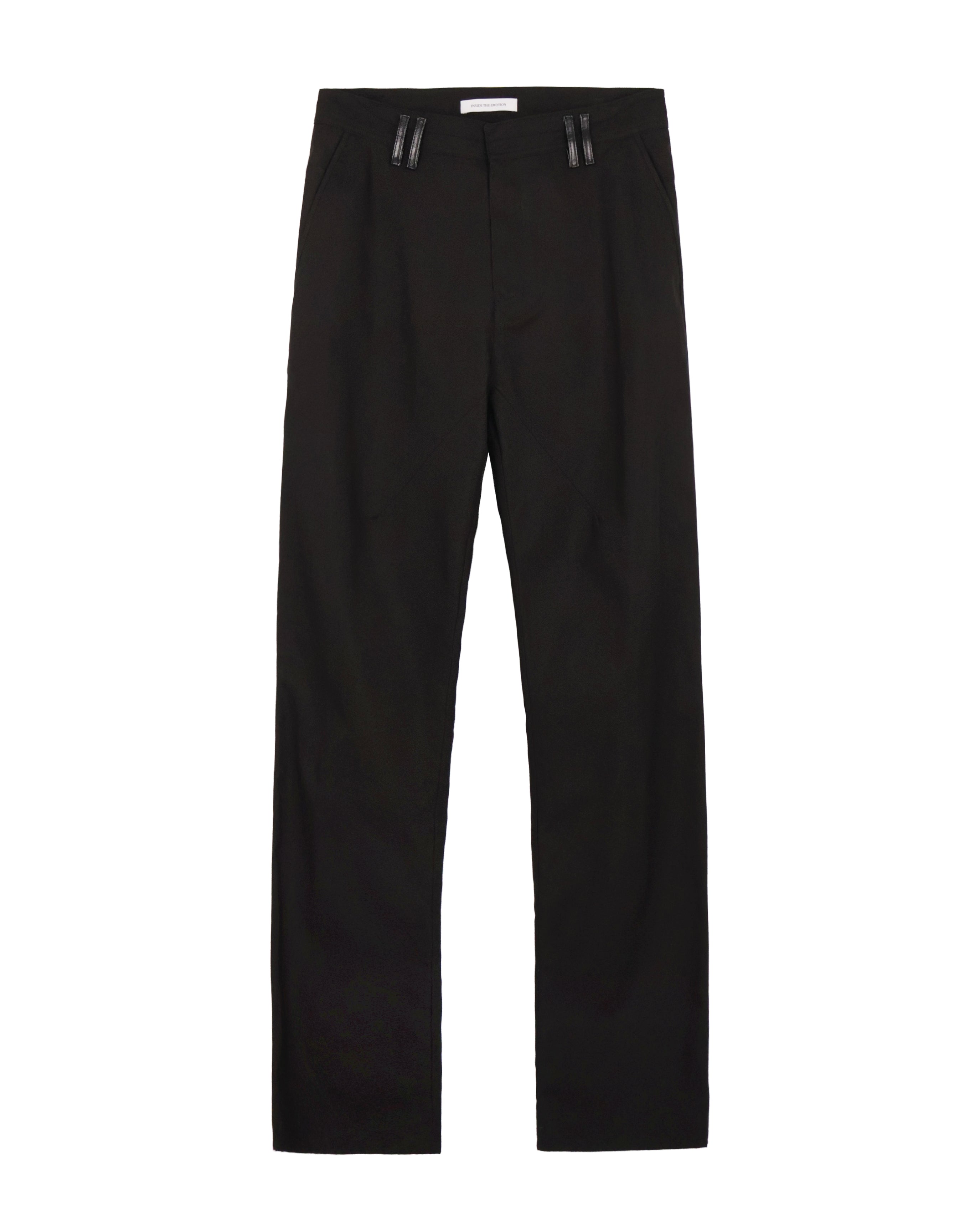 Leather Pocket Pants - Black