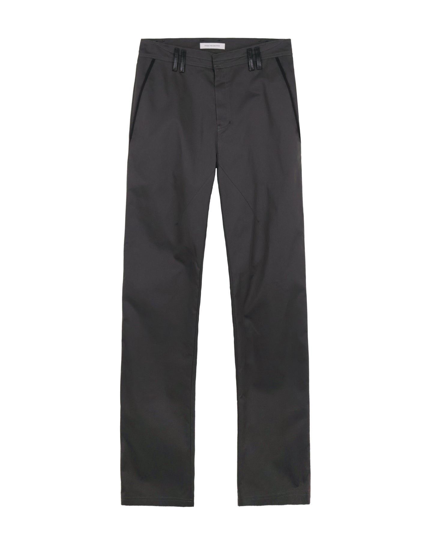 Leather Pocket Pants - Charcoal