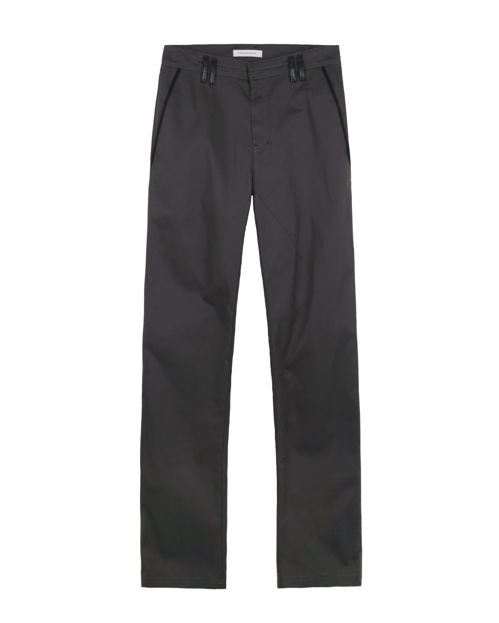 Leather Pocket Pants - Charcoal