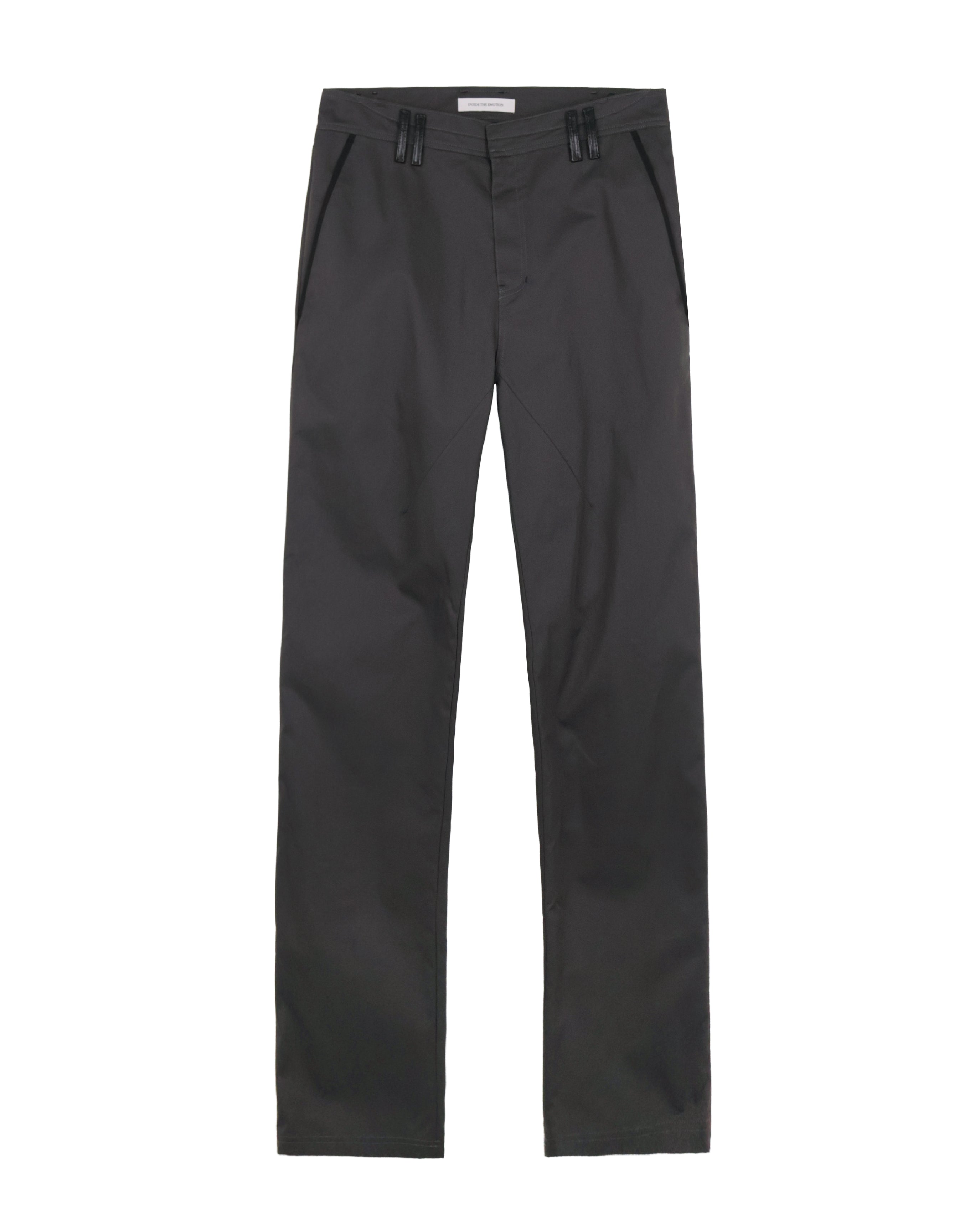 Leather Pocket Pants - Charcoal