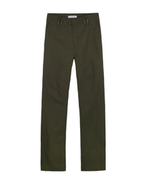 Leather Pocket Pants - Deep Olive