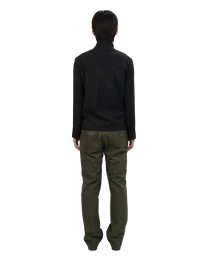 Leather Pocket Pants - Deep Olive