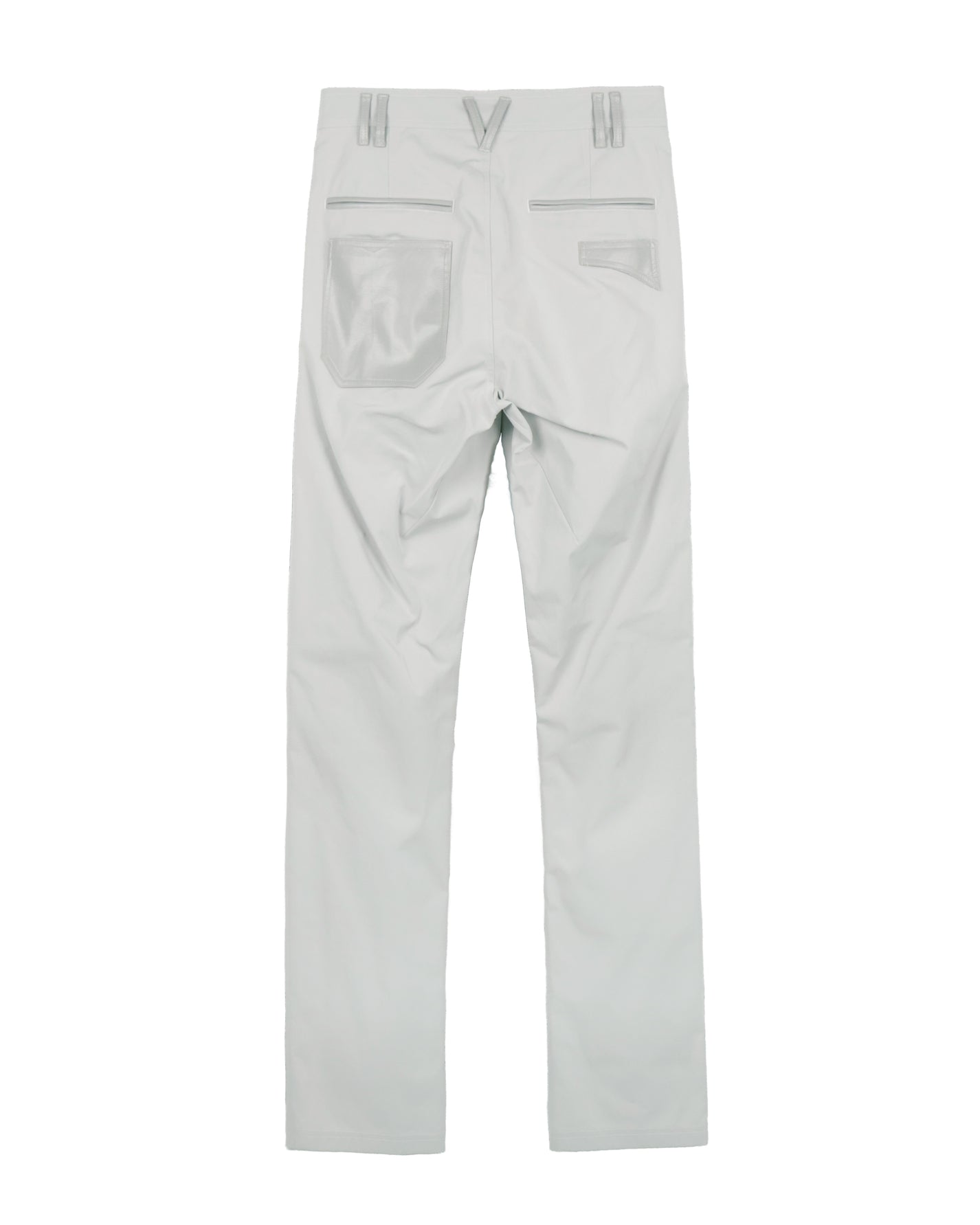 Leather Pocket Pants - Off White