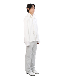 Leather Pocket Pants - Off White