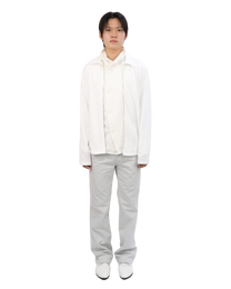 Leather Pocket Pants - Off White