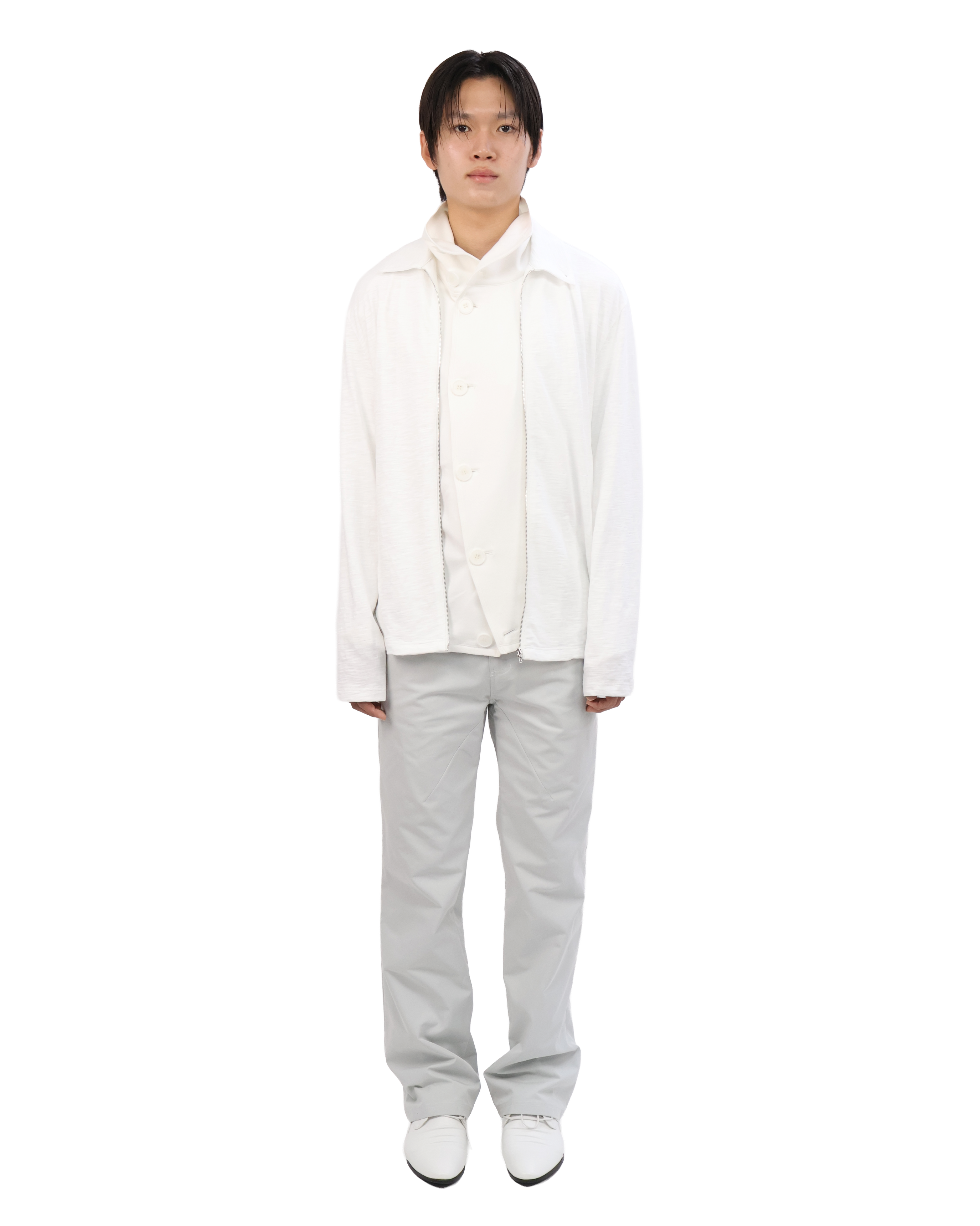 Leather Pocket Pants - Off White