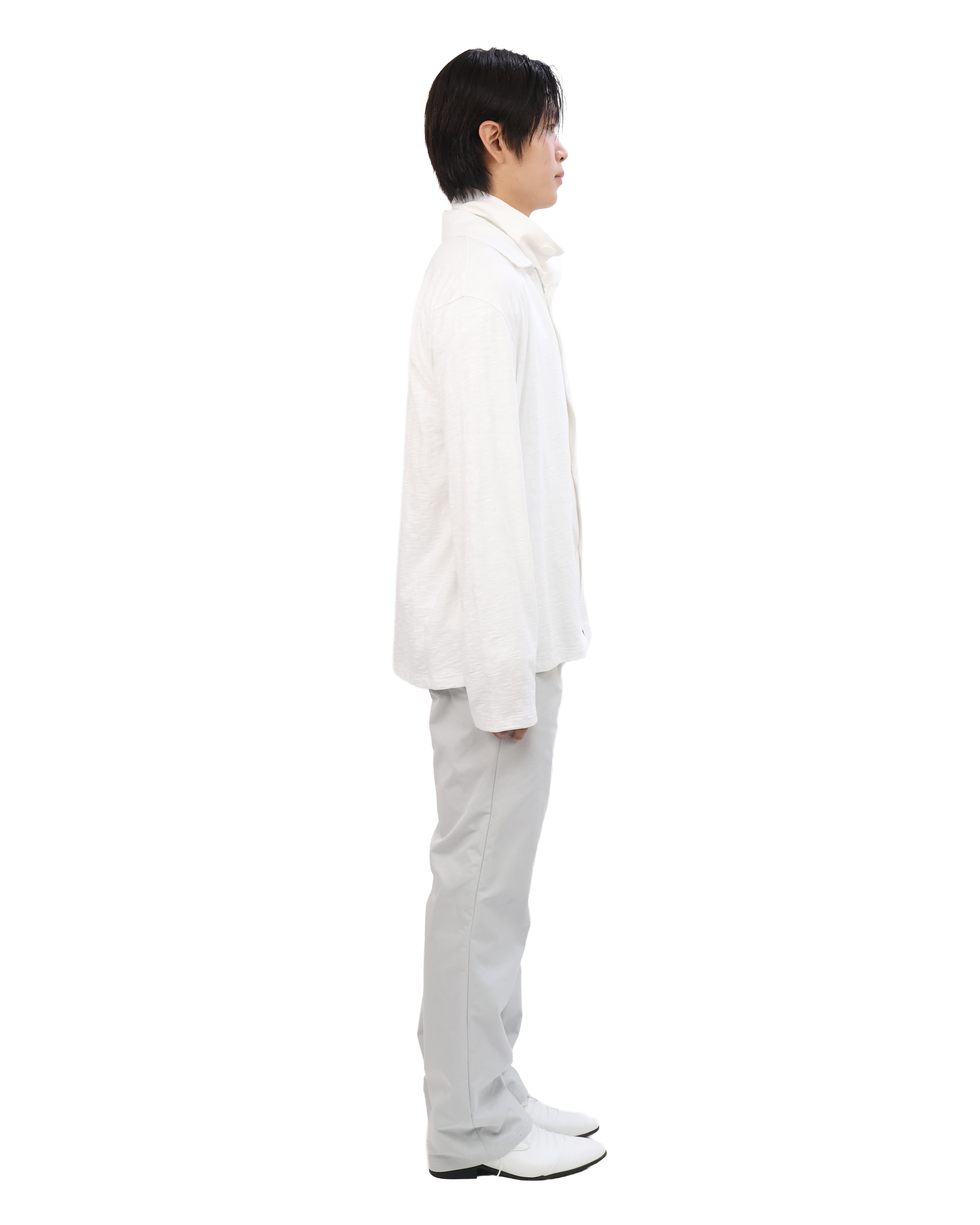 Leather Pocket Pants - Off White