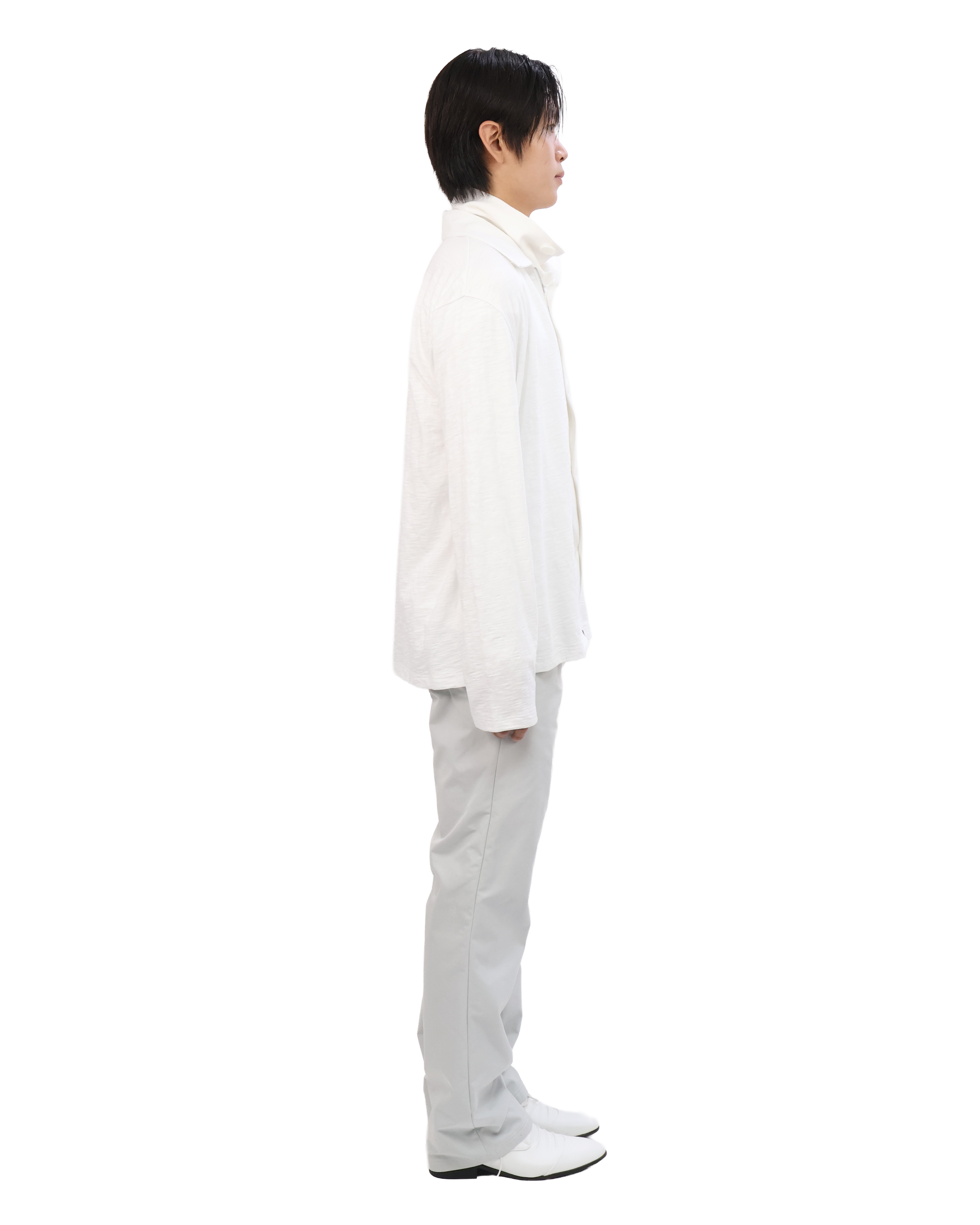 Leather Pocket Pants - Off White