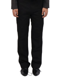 Leather Pocket Pants - Black